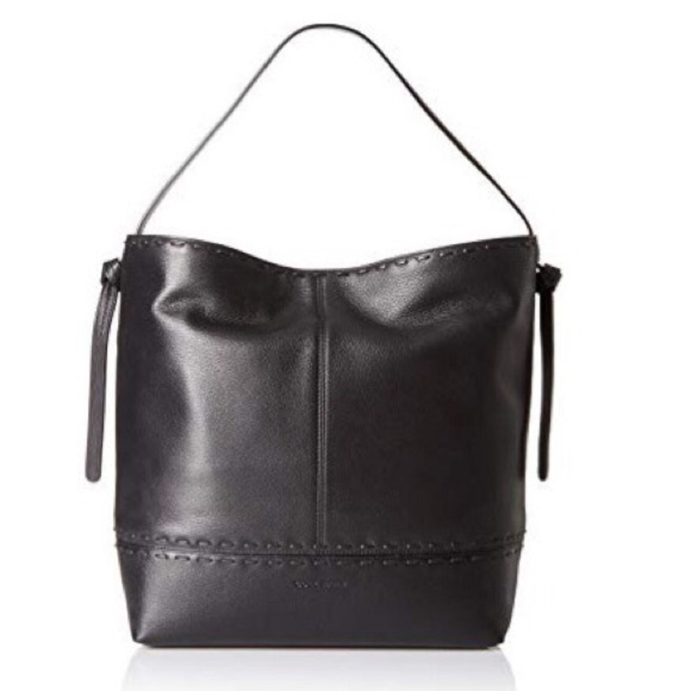 Cole Haan Brynn Leather Hobo in Black
